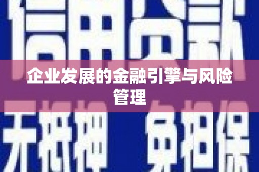 坪山新区企业发展的金融引擎与风险管理
