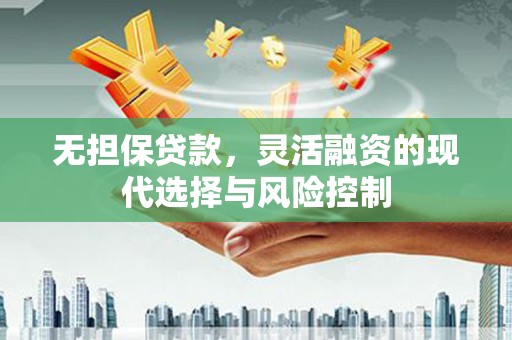 陵川无担保贷款，灵活融资的现代选择与风险控制