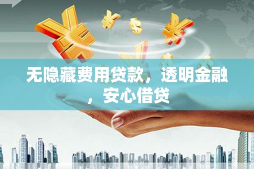 桃江无隐藏费用贷款，透明金融，安心借贷