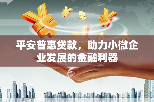 望德堂区平安普惠贷款，助力小微企业发展的金融利器