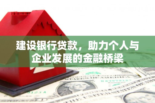 大丰建设银行贷款，助力个人与企业发展的金融桥梁