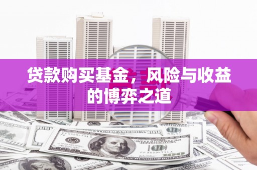 岷县贷款购买基金，风险与收益的博弈之道