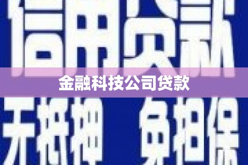 保德金融科技公司贷款