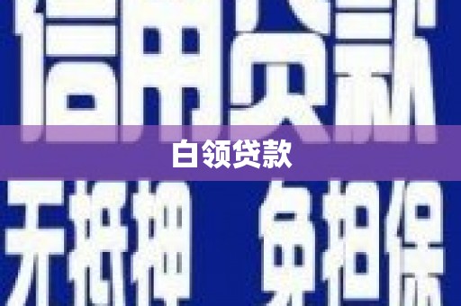 共和白领贷款